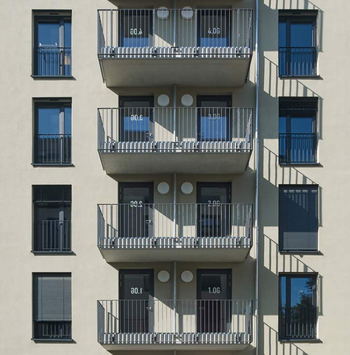 Balkone in der Koloniestraße